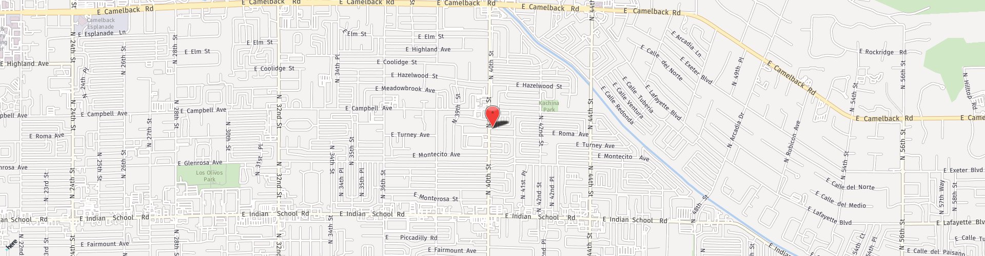 Location Map: 4417 N. 40th Street Phoenix, AZ 85018